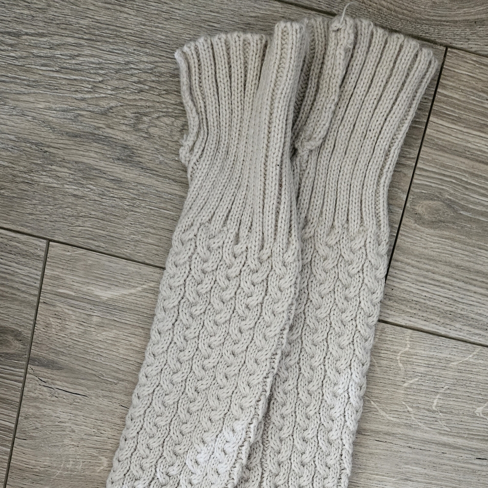 Knit arm/leg warmers